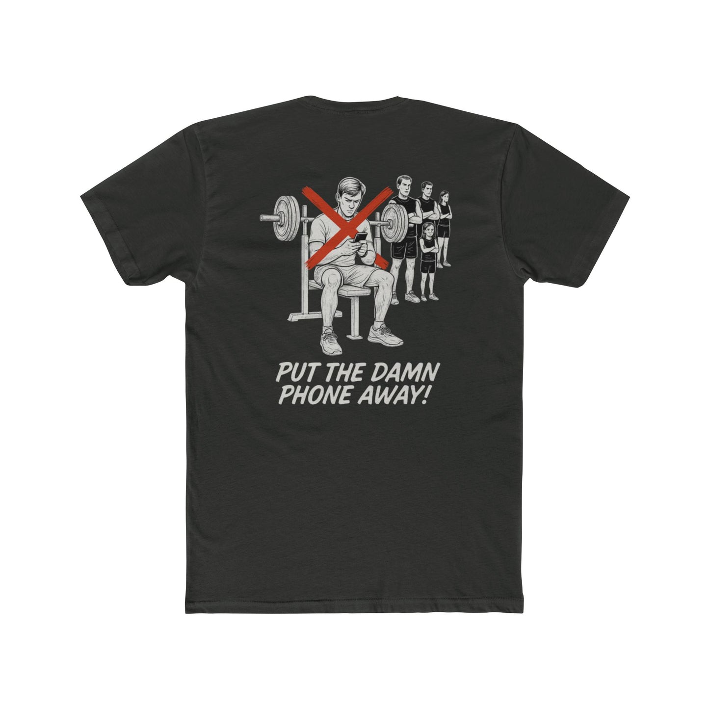 This shirt is for the real MVPs—the ones who actually came to lift, not scroll...