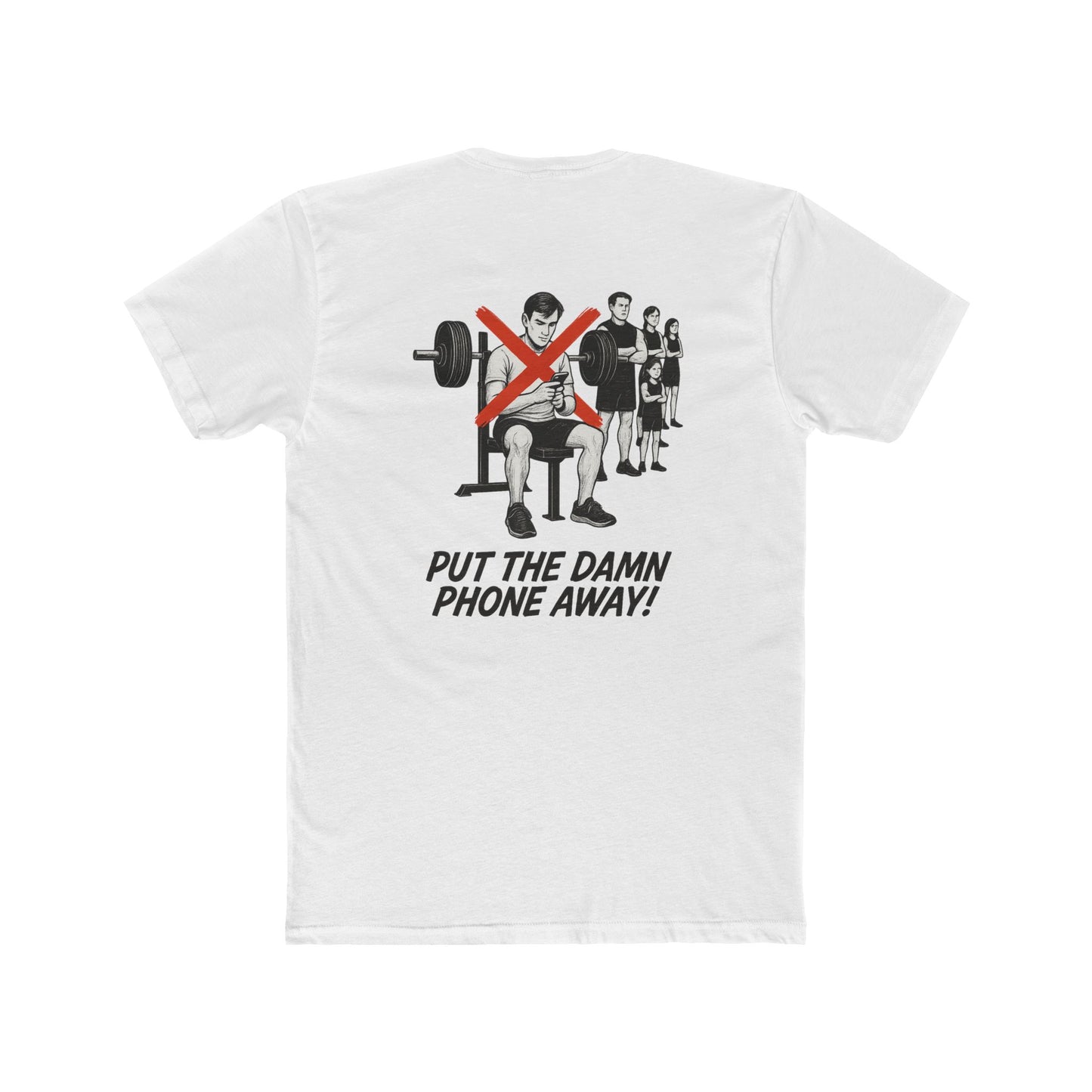This shirt is for the real MVPs—the ones who actually came to lift, not scroll...