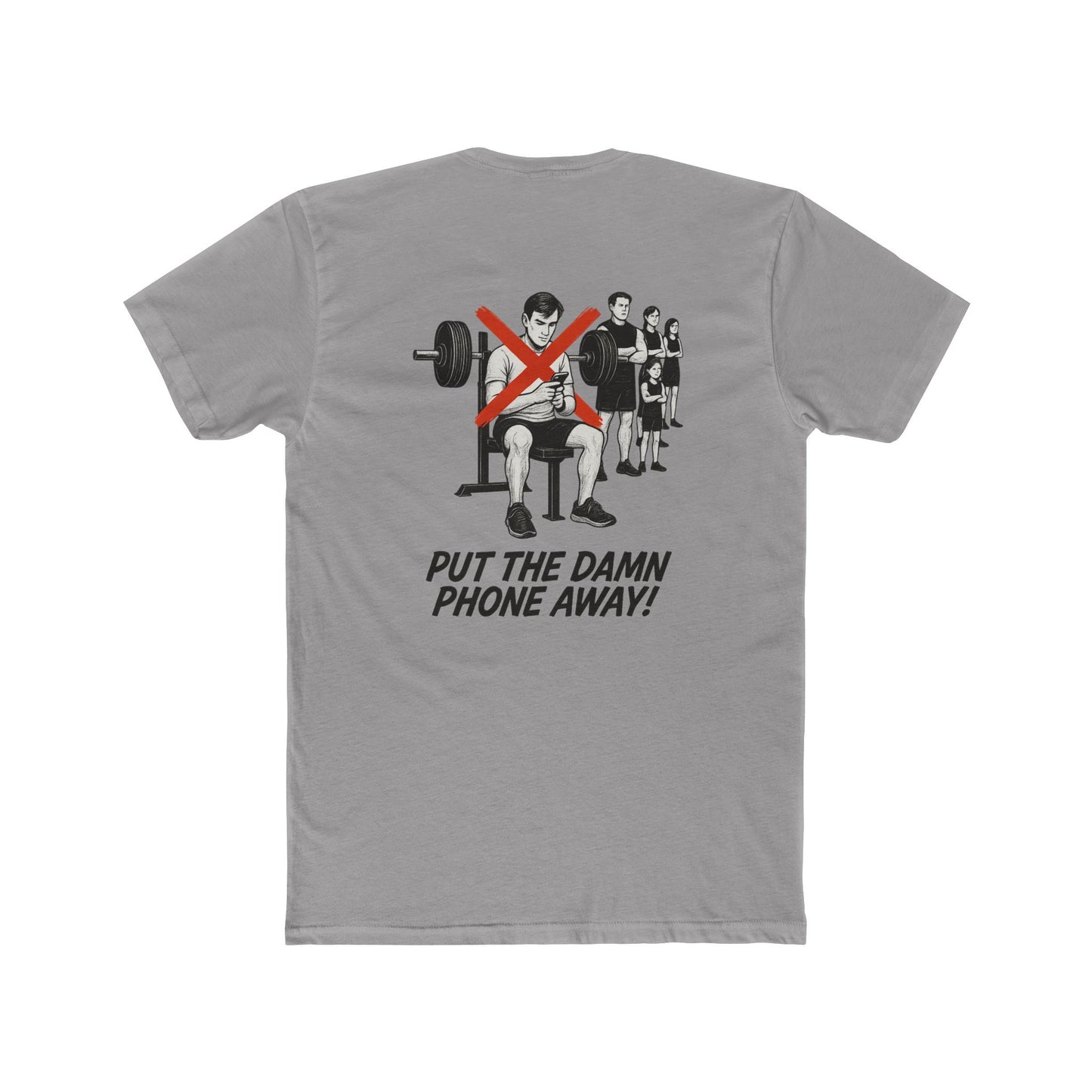 This shirt is for the real MVPs—the ones who actually came to lift, not scroll...